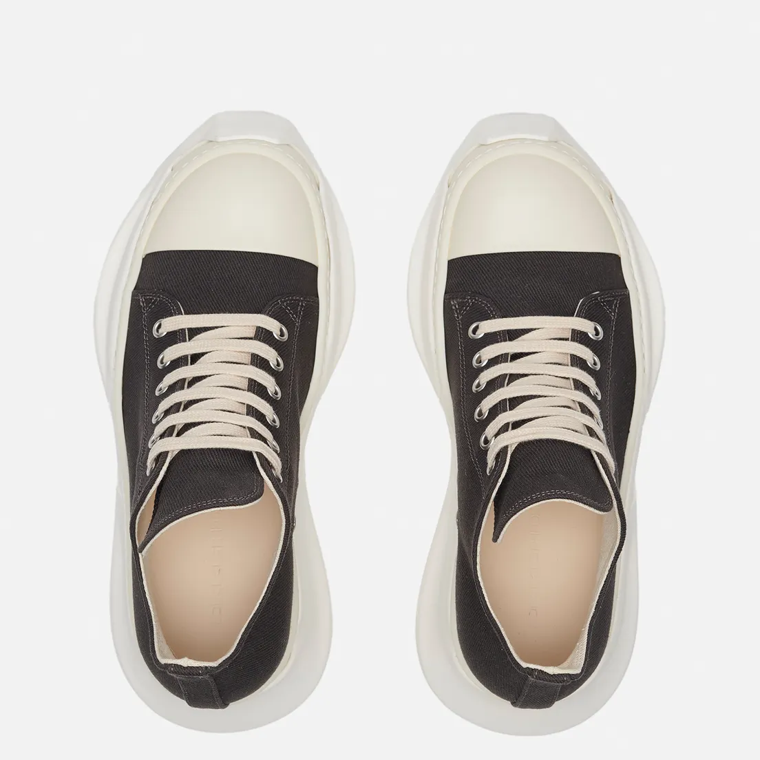 Rick Owens DRKSHDW Женские кеды Edfu Denim Abstract Low Sneak