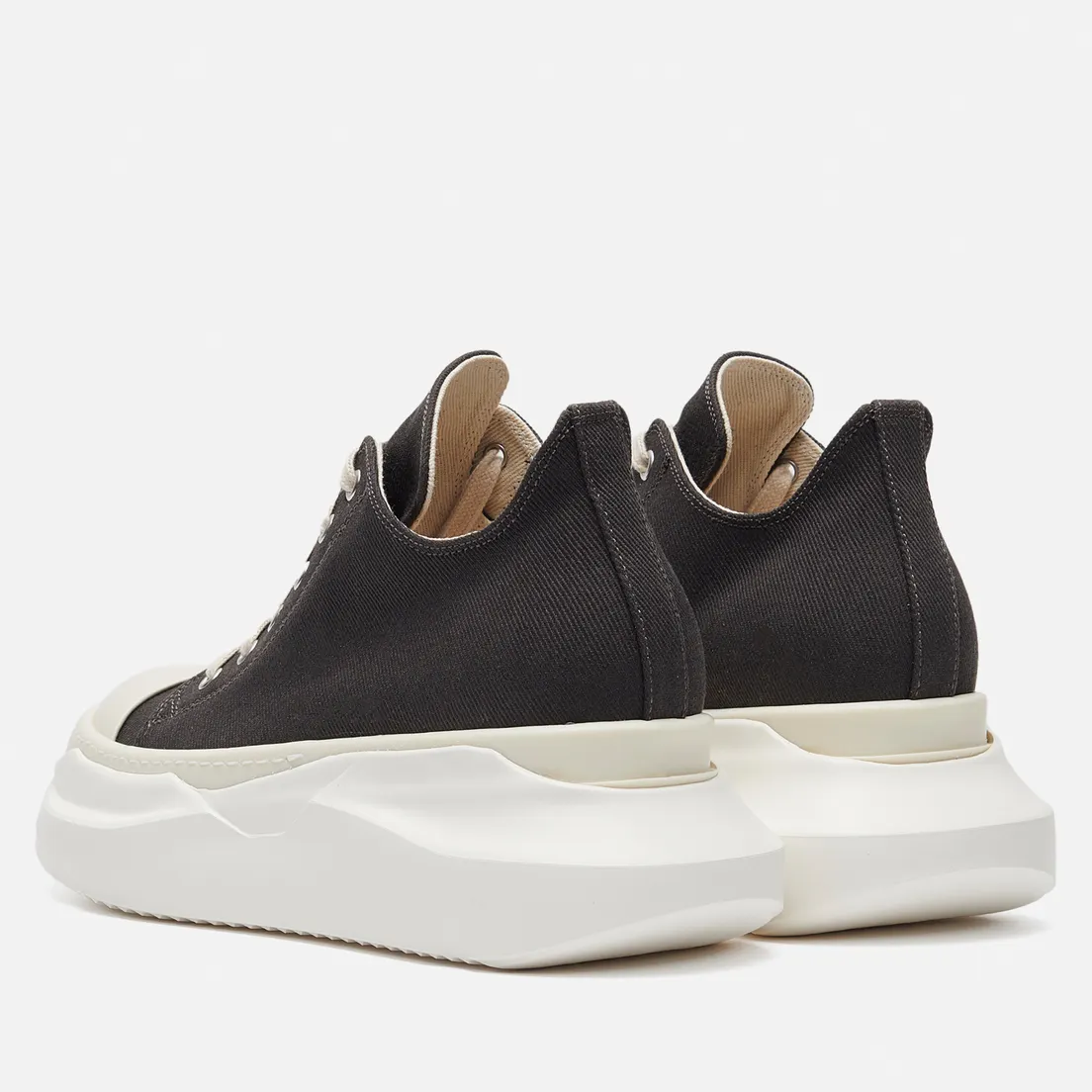 Rick Owens DRKSHDW Женские кеды Edfu Denim Abstract Low Sneak