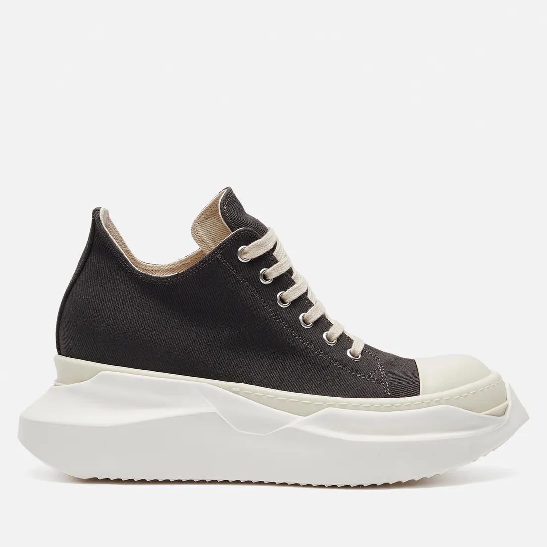 Rick Owens DRKSHDW Женские кеды Edfu Denim Abstract Low Sneak