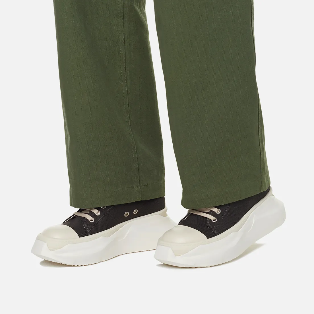 Rick Owens DRKSHDW Женские кеды Edfu Denim Abstract Low Sneak