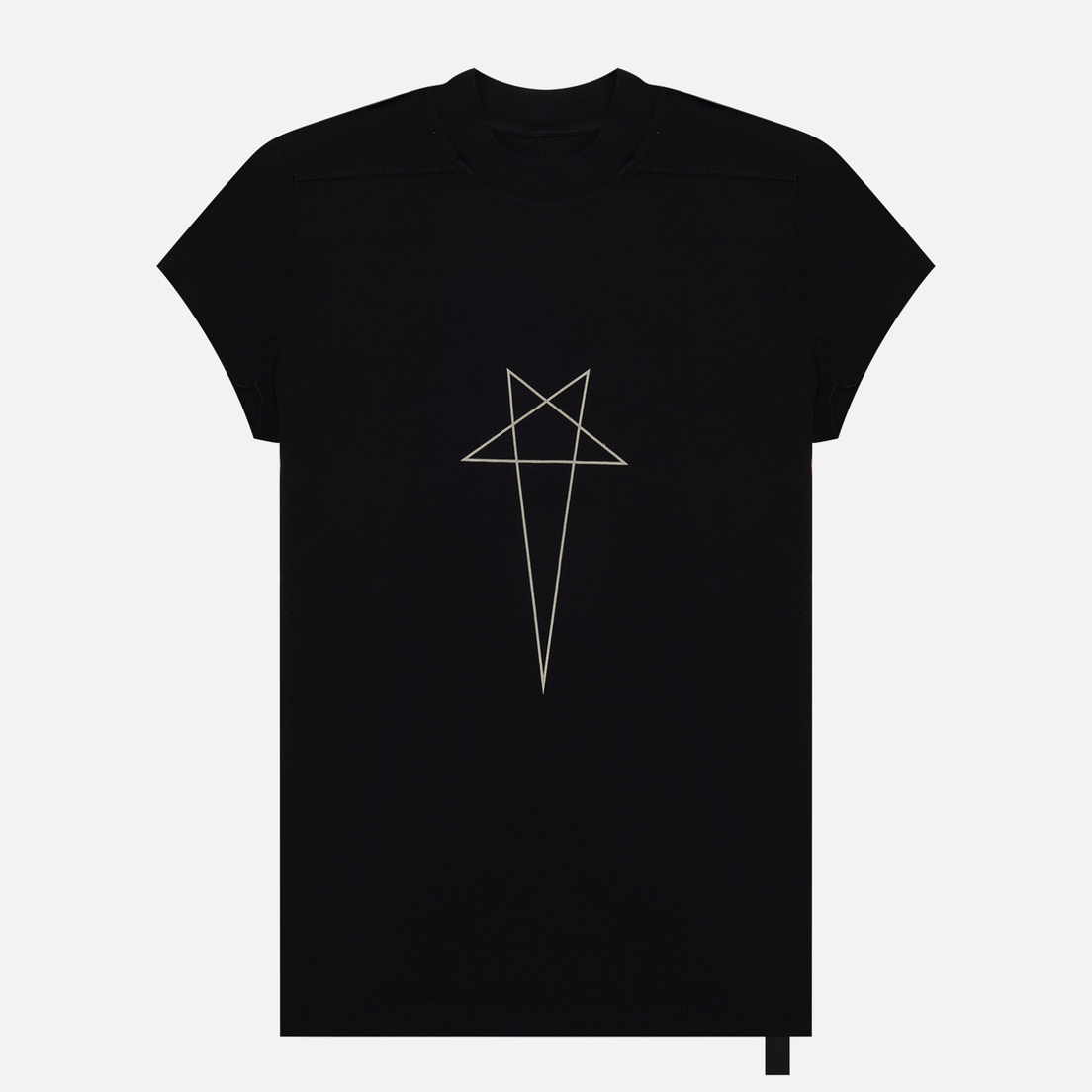 Rick Owens DRKSHDW Женская футболка Luxor Small Level T Pentagram Logo