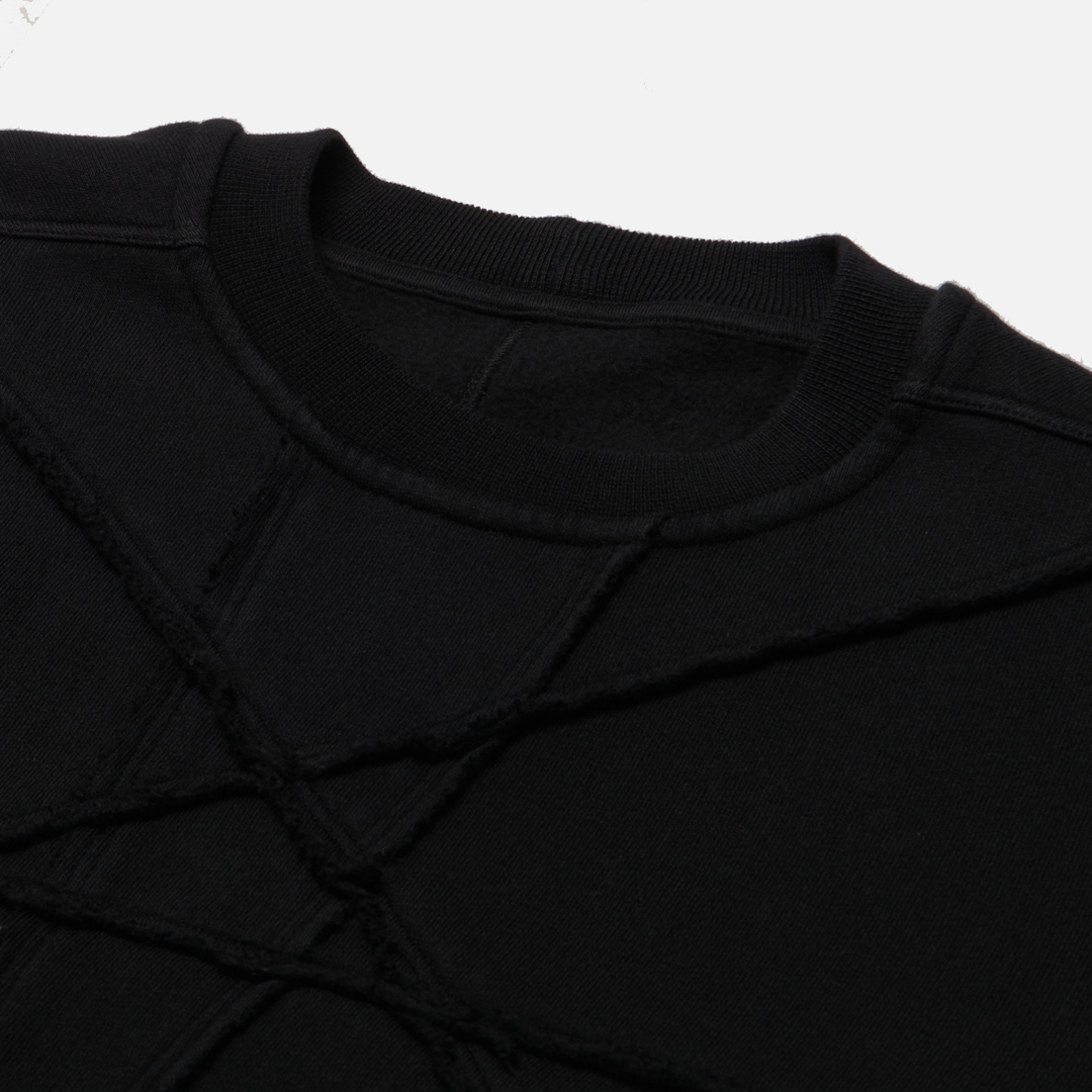 Rick Owens DRKSHDW Женская толстовка Luxor Cropped Pentagram Patchwork