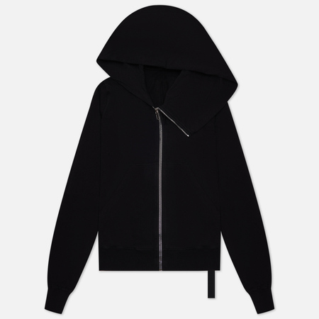 фото Женская толстовка rick owens drkshdw luxor mountain hoodie, цвет чёрный, размер xs