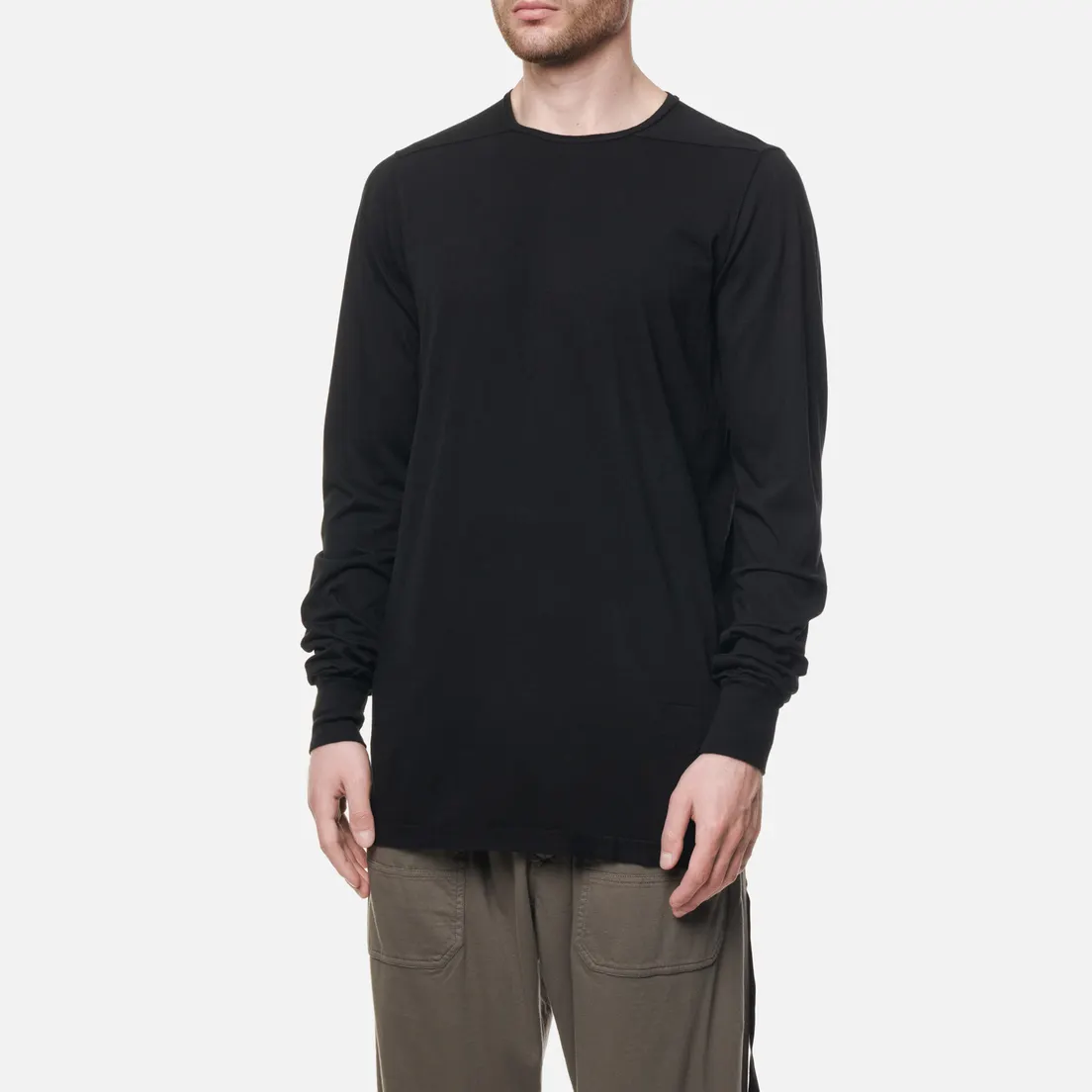 Rick Owens DRKSHDW Мужской лонгслив Fogachine Level