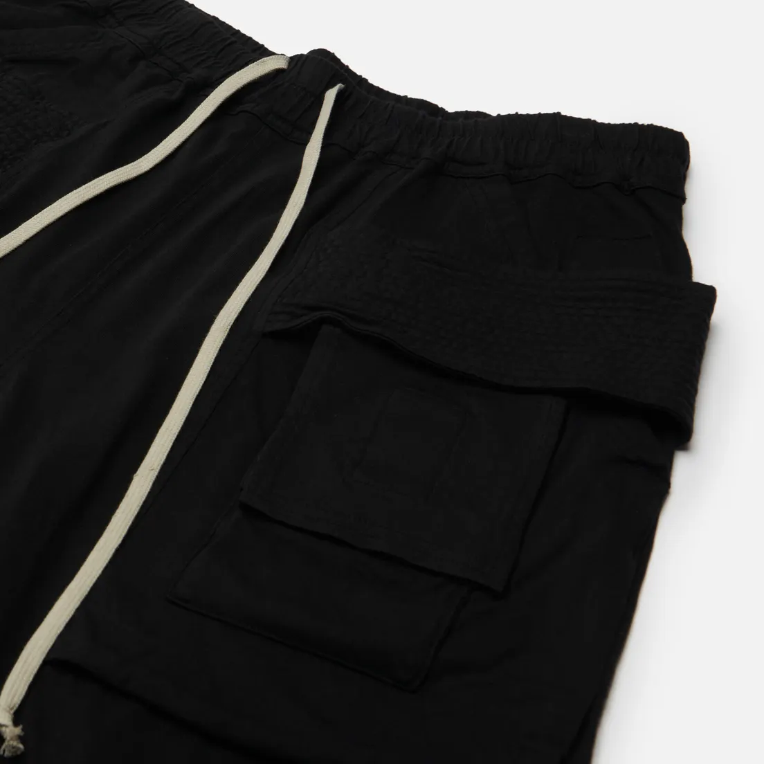 Rick Owens DRKSHDW Мужские брюки Fogachine Creatch Cargo Cropped Drawstring