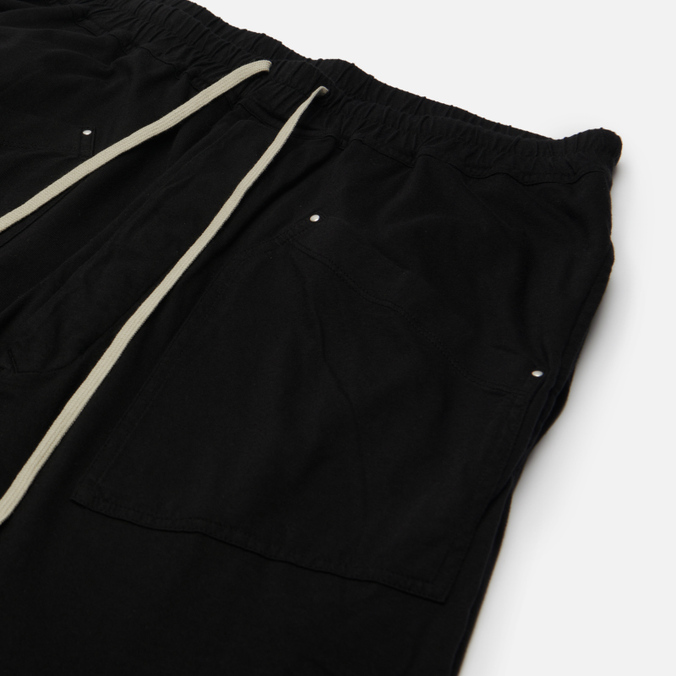 Мужские брюки Rick Owens DRKSHDW, цвет чёрный, размер S DU01B7375-RN-09 Fogachine Cargo Drawstring Cropped - фото 2
