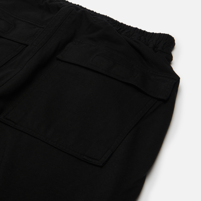 Мужские брюки Rick Owens DRKSHDW, цвет чёрный, размер S DU01B7375-RN-09 Fogachine Cargo Drawstring Cropped - фото 3