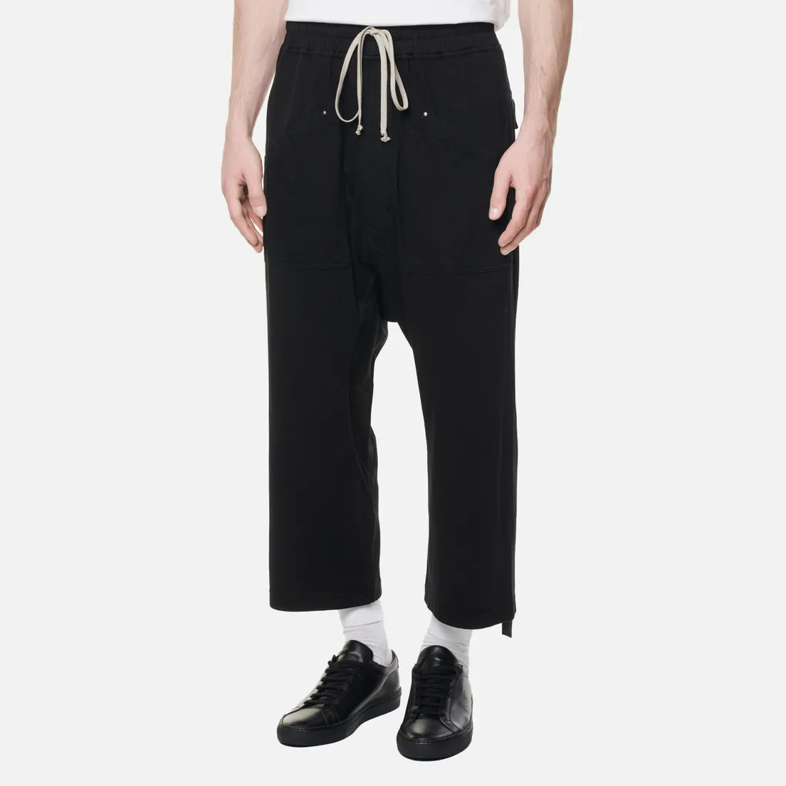 Rick Owens DRKSHDW Мужские брюки Fogachine Cargo Drawstring Cropped