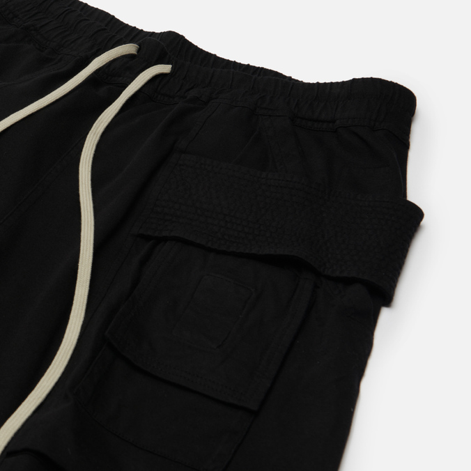 Мужские брюки Rick Owens DRKSHDW, цвет чёрный, размер M DU01B7376-RN-09 Fogachine Creatch Cargo Drawstring - фото 2