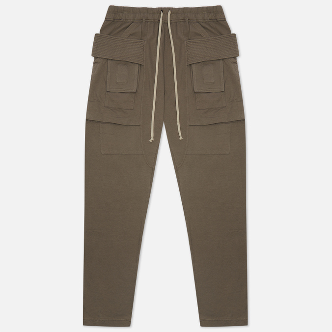 Мужские брюки Rick Owens DRKSHDW, цвет коричневый, размер M DU01B7376-RN-34 Fogachine Creatch Cargo Drawstring - фото 1