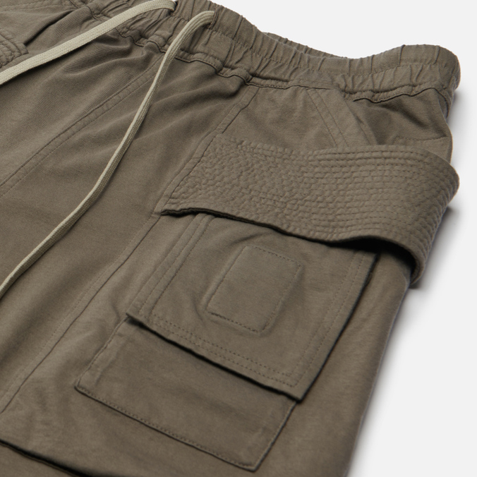 Мужские брюки Rick Owens DRKSHDW, цвет коричневый, размер M DU01B7376-RN-34 Fogachine Creatch Cargo Drawstring - фото 2