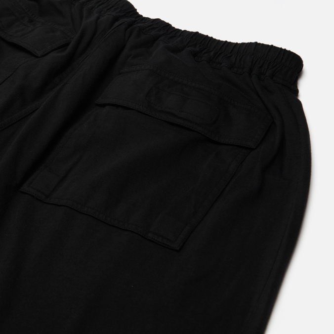 Мужские брюки Rick Owens DRKSHDW, цвет чёрный, размер L DU01B7379-RN-09 Fogachine MT Drawstring Long - фото 2