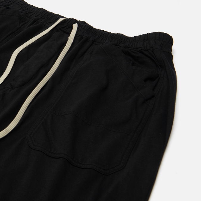 Мужские брюки Rick Owens DRKSHDW, цвет чёрный, размер L DU01B7379-RN-09 Fogachine MT Drawstring Long - фото 3
