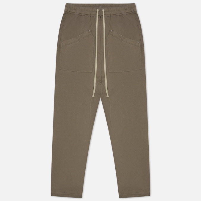 Мужские брюки Rick Owens DRKSHDW, цвет коричневый, размер XL DU01B7385-RN-34 Fogachine Cargo Drawstring Long - фото 1