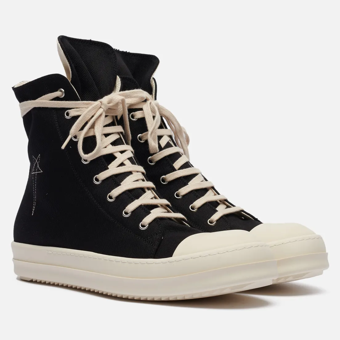Rick Owens DRKSHDW Мужские кроссовки Fogachine Pentagram High Denim