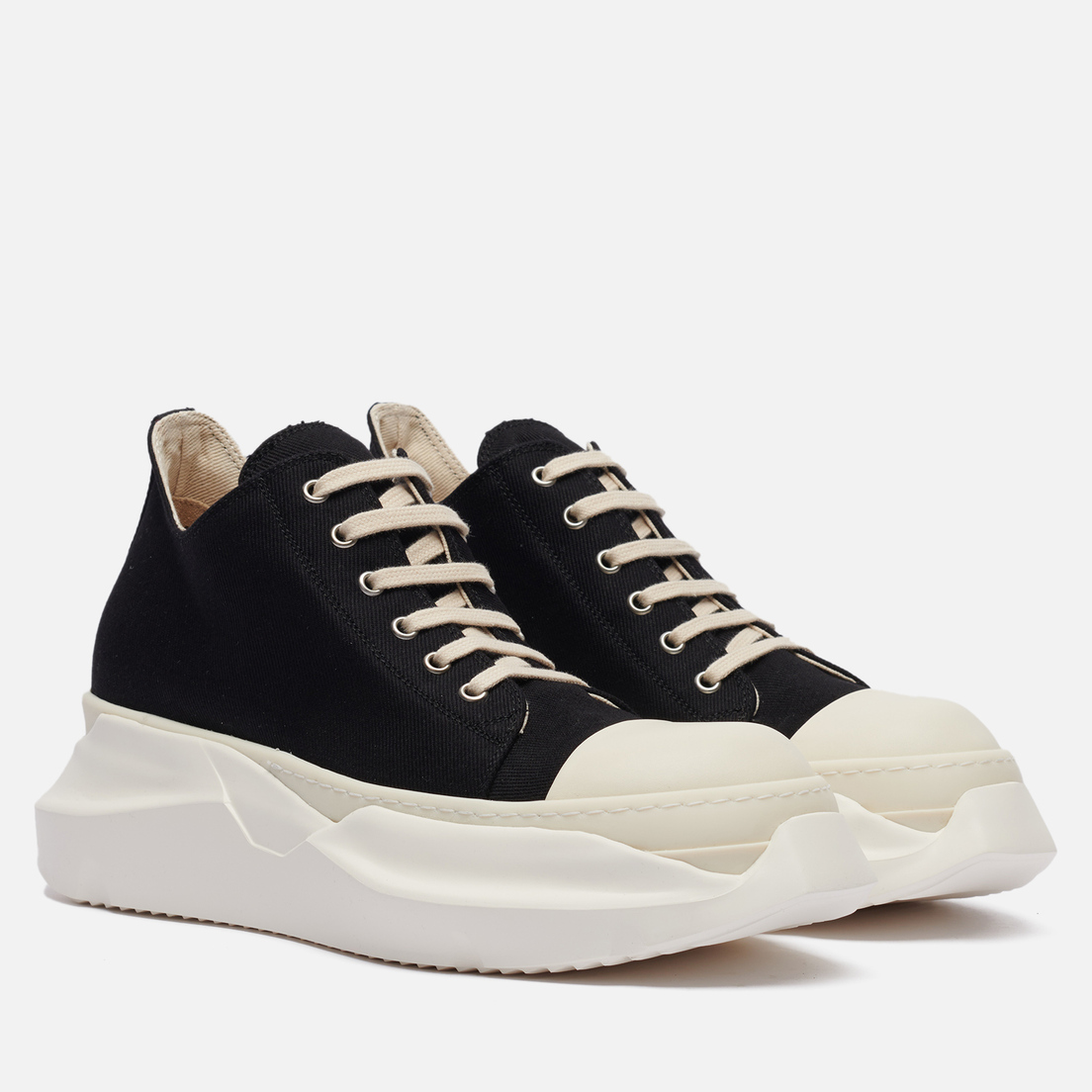 Rick Owens DRKSHDW Мужские кроссовки Fogachine Abstract Low Denim