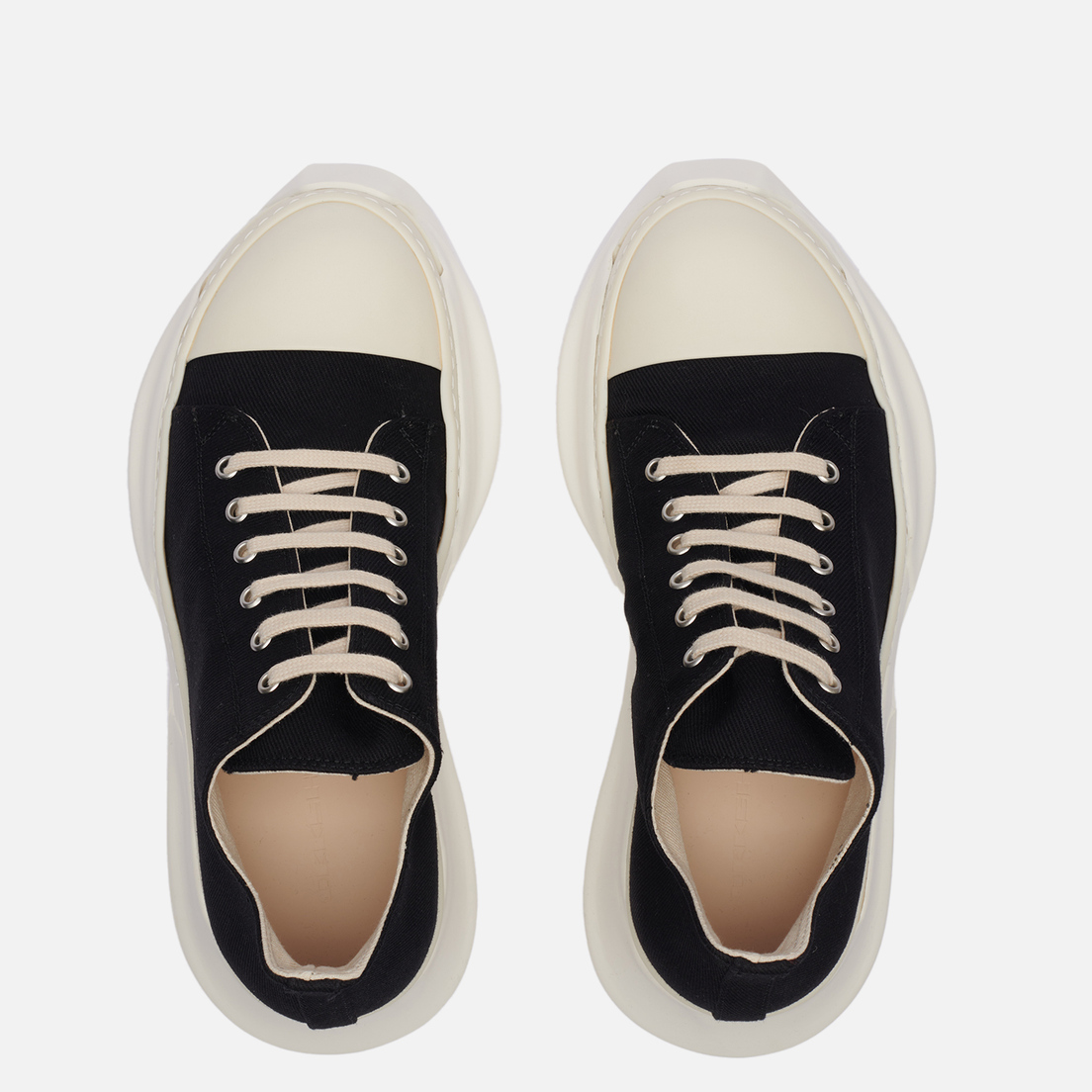 Rick Owens DRKSHDW Мужские кроссовки Fogachine Abstract Low Denim