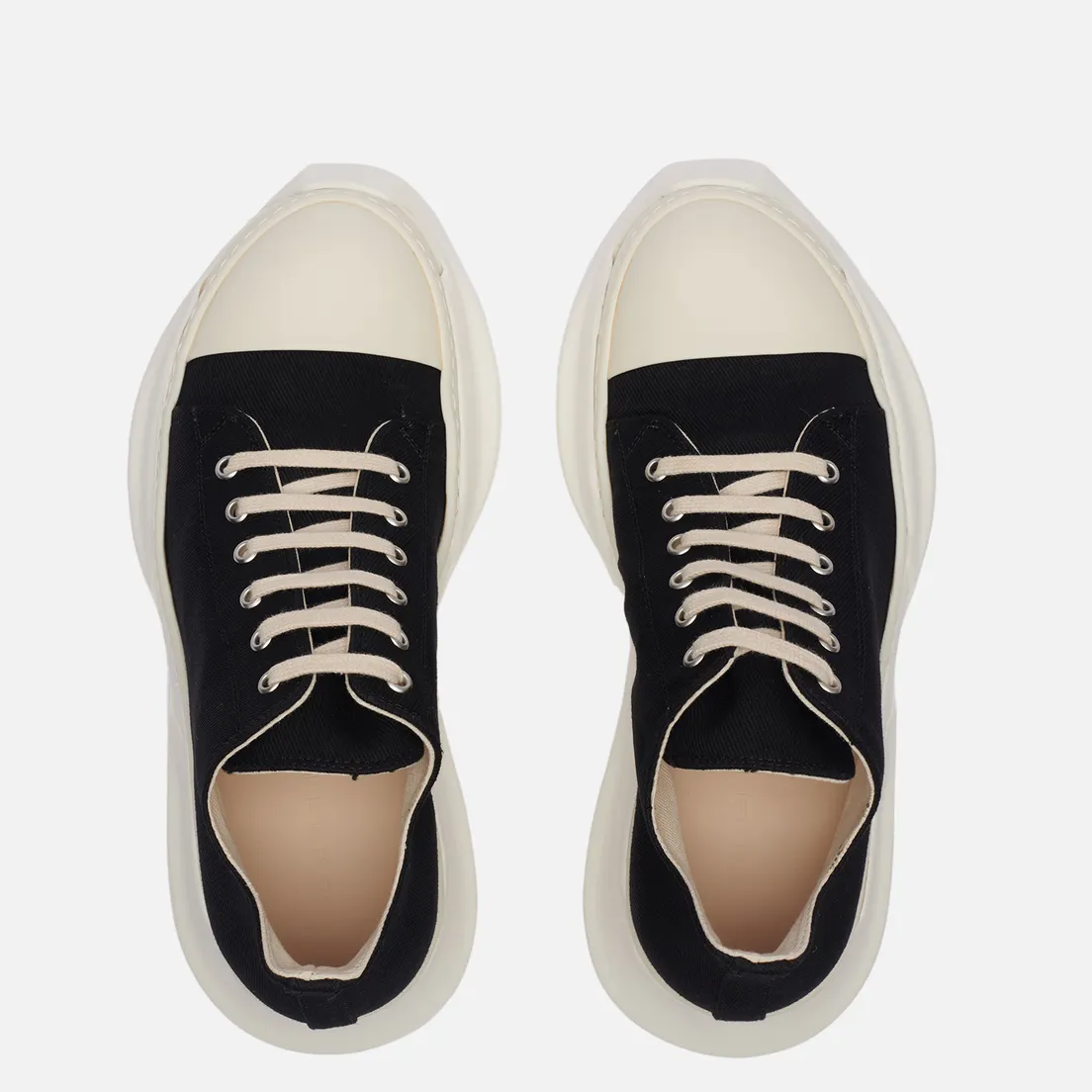 Rick Owens DRKSHDW Мужские кроссовки Fogachine Abstract Low Denim