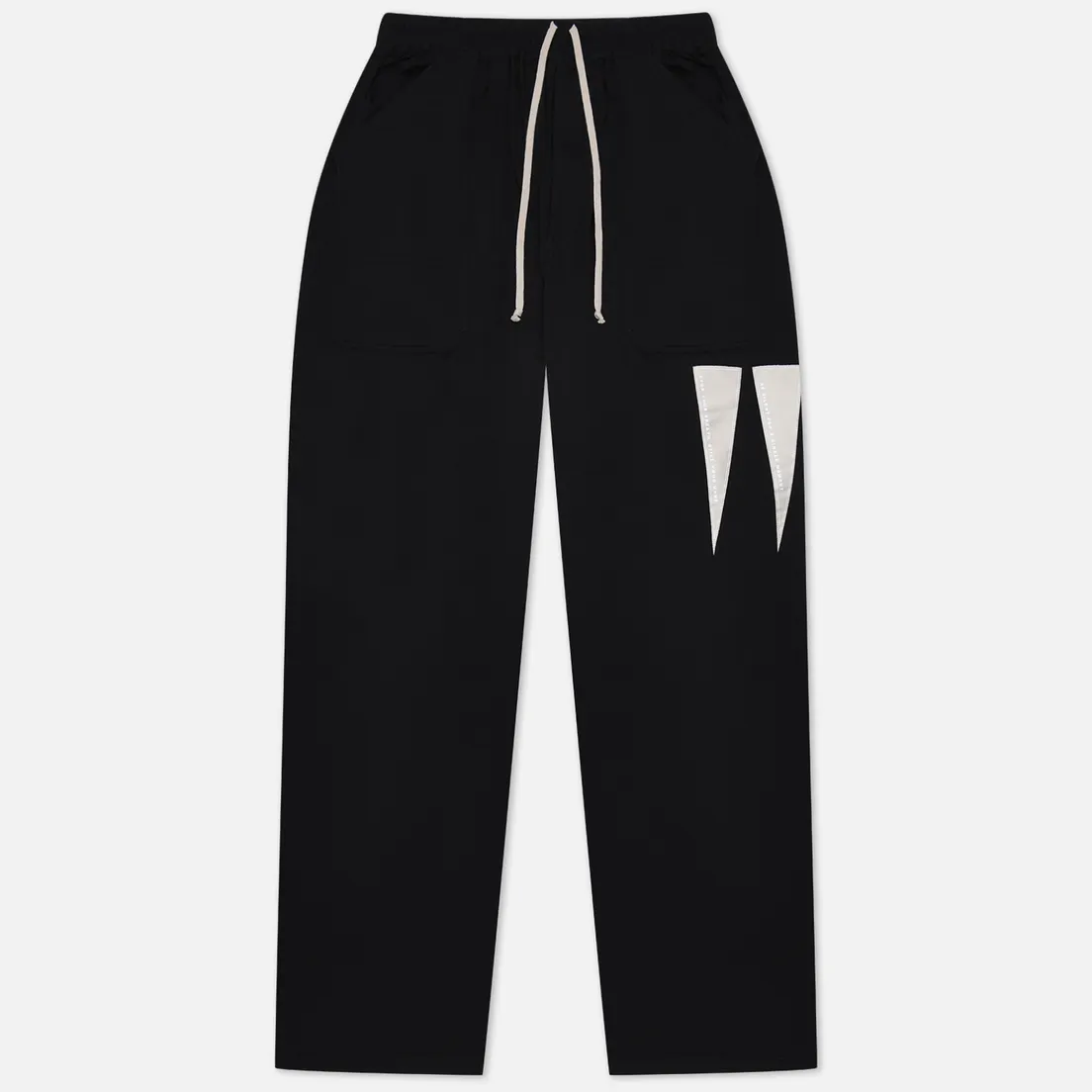 Rick Owens DRKSHDW Мужские брюки Edfu MT Drawstring Long Patch