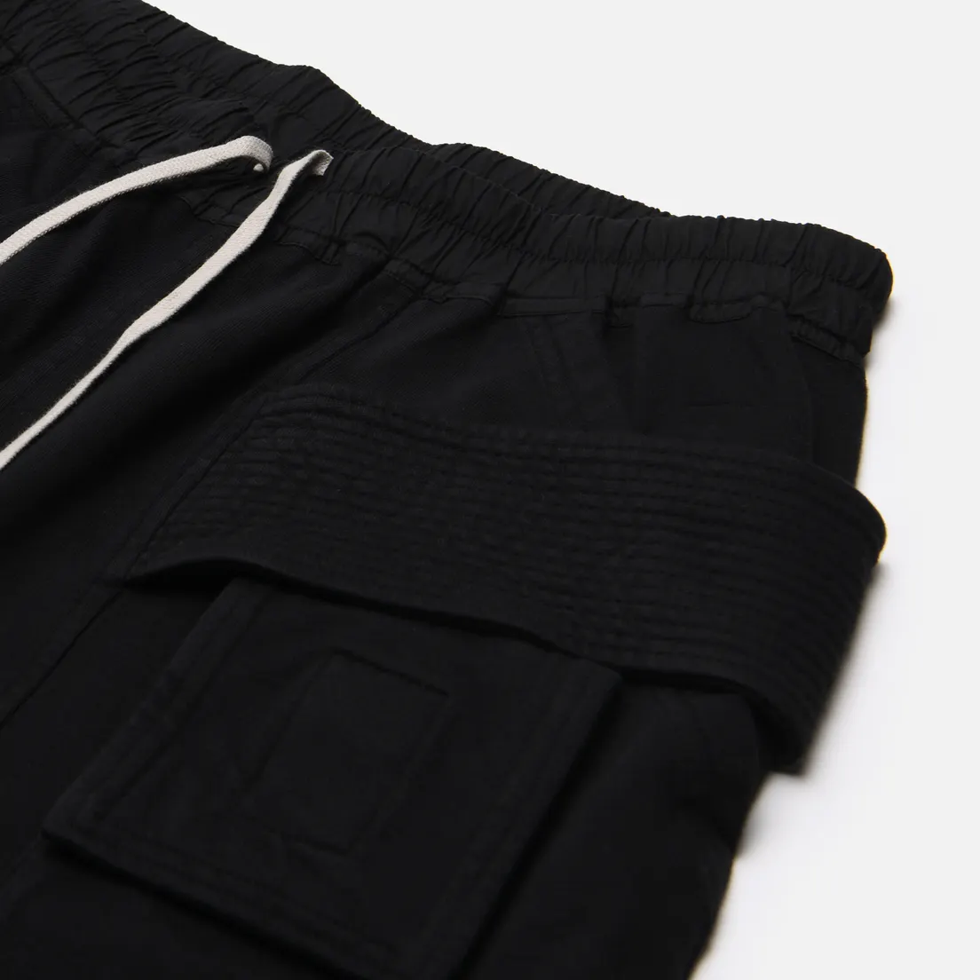 Rick Owens DRKSHDW Мужские брюки Edfu Creatch Cargo Drawstring Compact Heavy