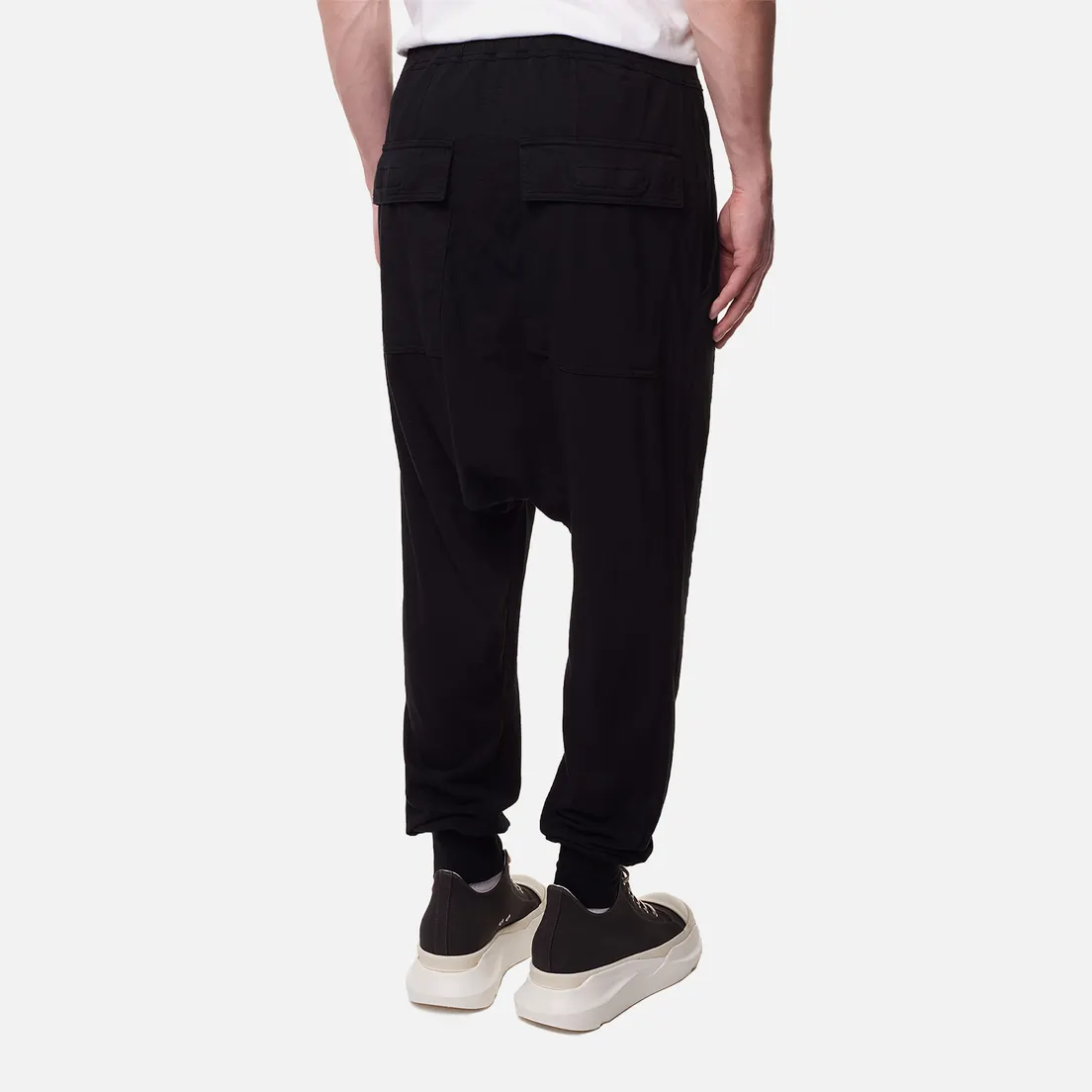 Rick Owens DRKSHDW Мужские брюки Edfu Prisoner Drawstring Medium Weight