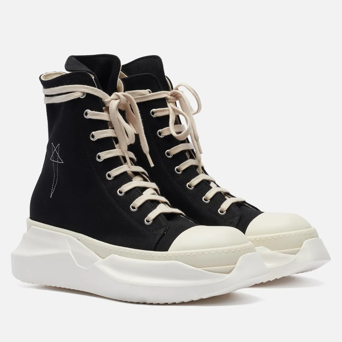 Rick Owens DRKSHDW Мужские кеды Edfu Denim Abstract Sneak