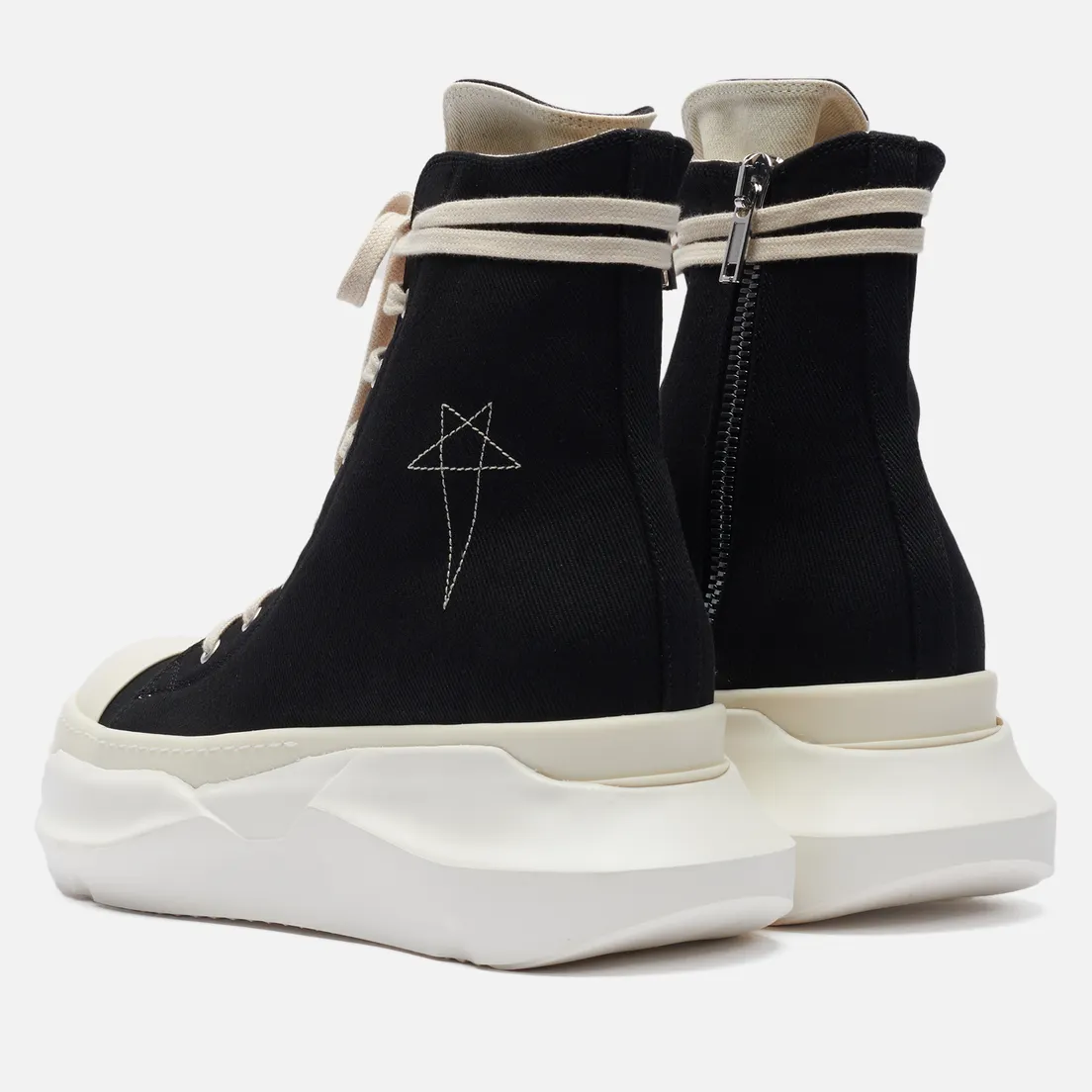 Rick Owens DRKSHDW Мужские кеды Edfu Denim Abstract Sneak