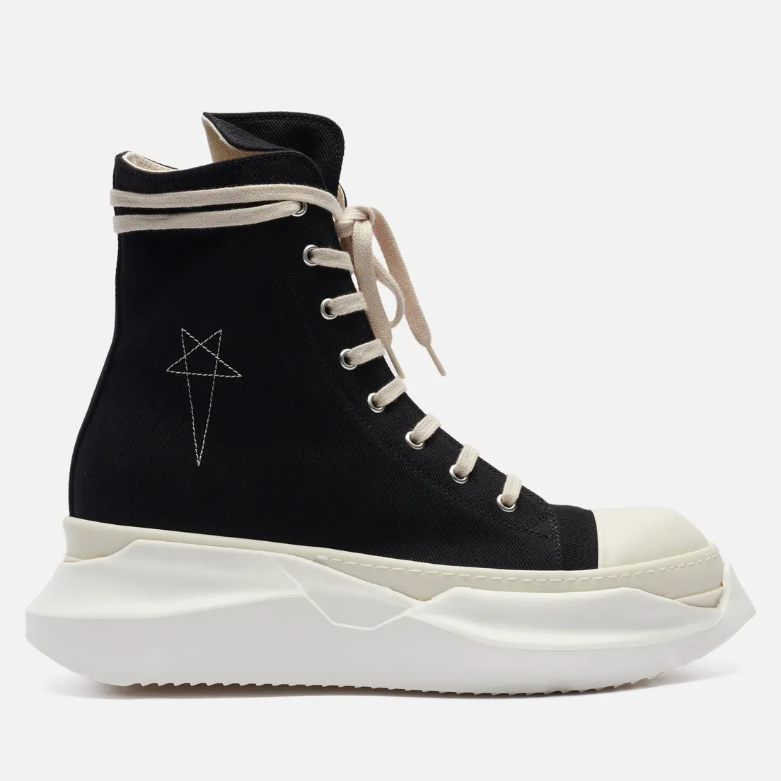 Rick Owens DRKSHDW Мужские кеды Edfu Denim Abstract Sneak