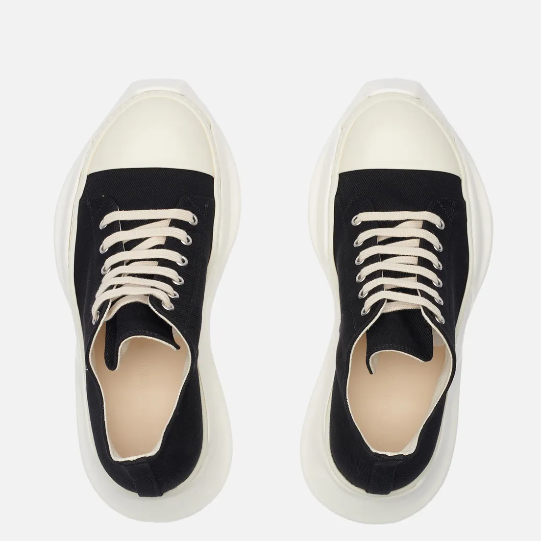 Rick Owens DRKSHDW Мужские кеды Edfu Denim Abstract Low