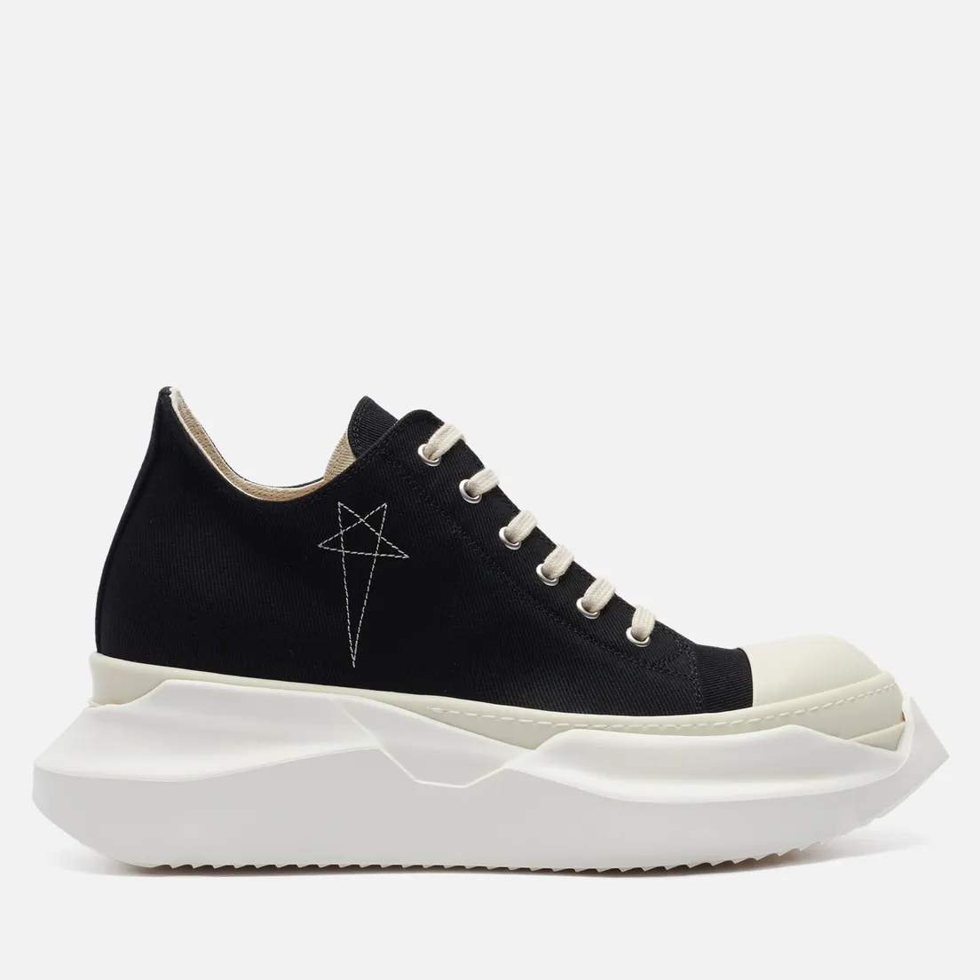Rick Owens DRKSHDW Мужские кеды Edfu Denim Abstract Low