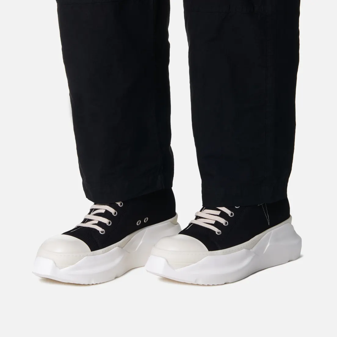 Rick Owens DRKSHDW Мужские кеды Edfu Denim Abstract Low