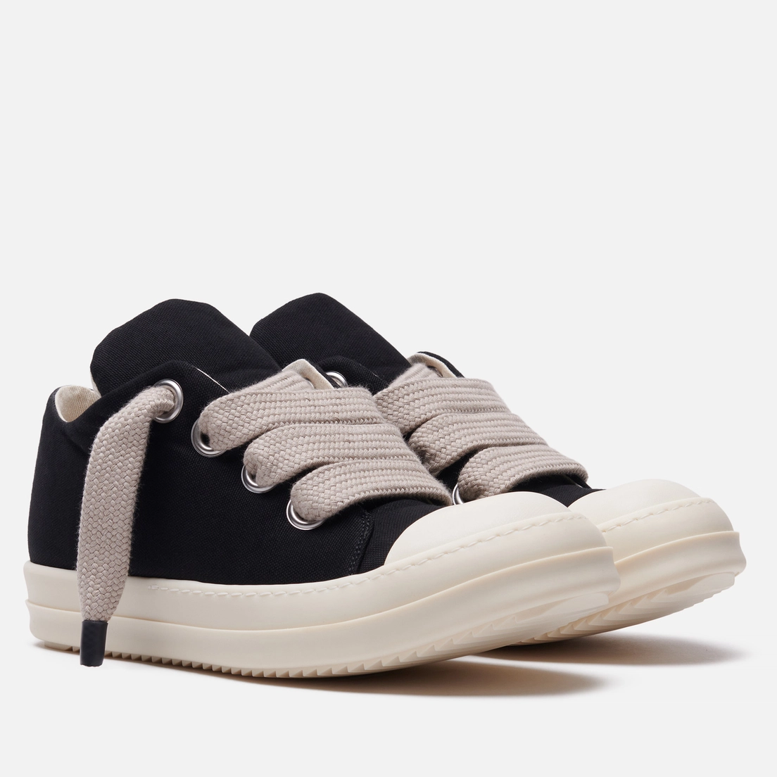 Rick Owens DRKSHDW Мужские кроссовки Hollywood Jumbo Canvas Lace Puffer Low