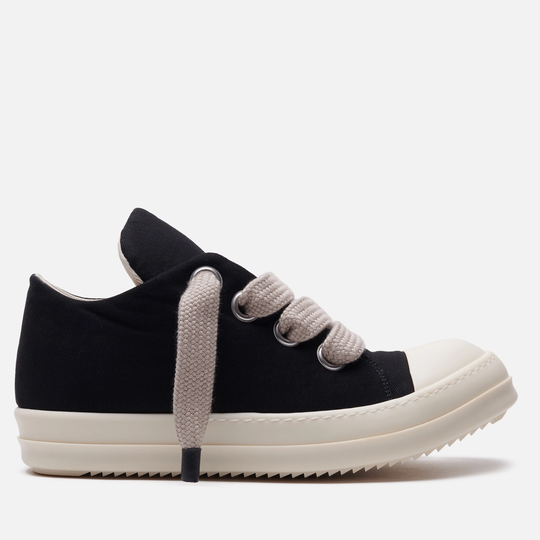 Rick Owens DRKSHDW Мужские кроссовки Hollywood Jumbo Canvas Lace Puffer Low