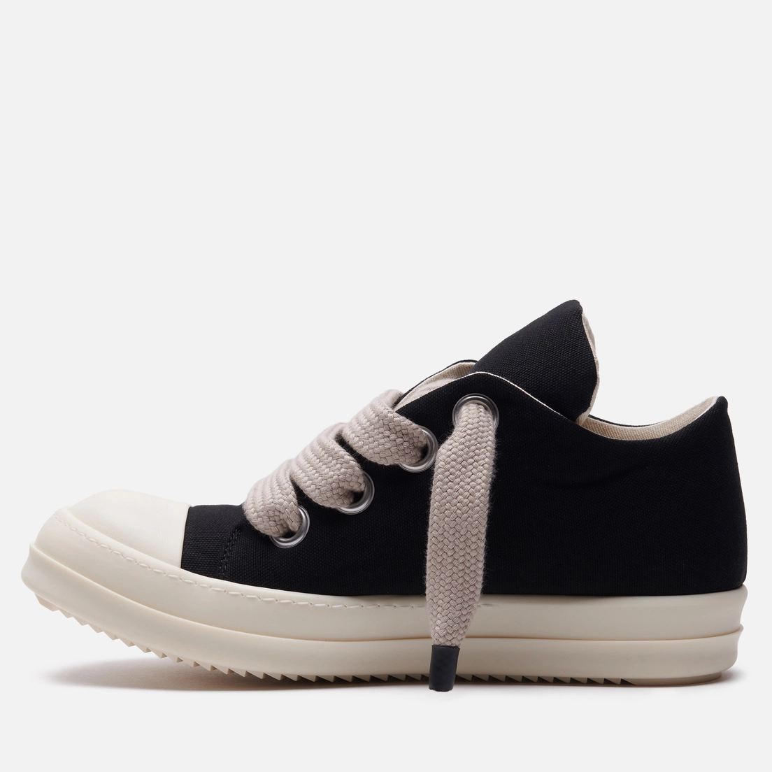 Rick Owens DRKSHDW Мужские кроссовки Hollywood Jumbo Canvas Lace Puffer Low