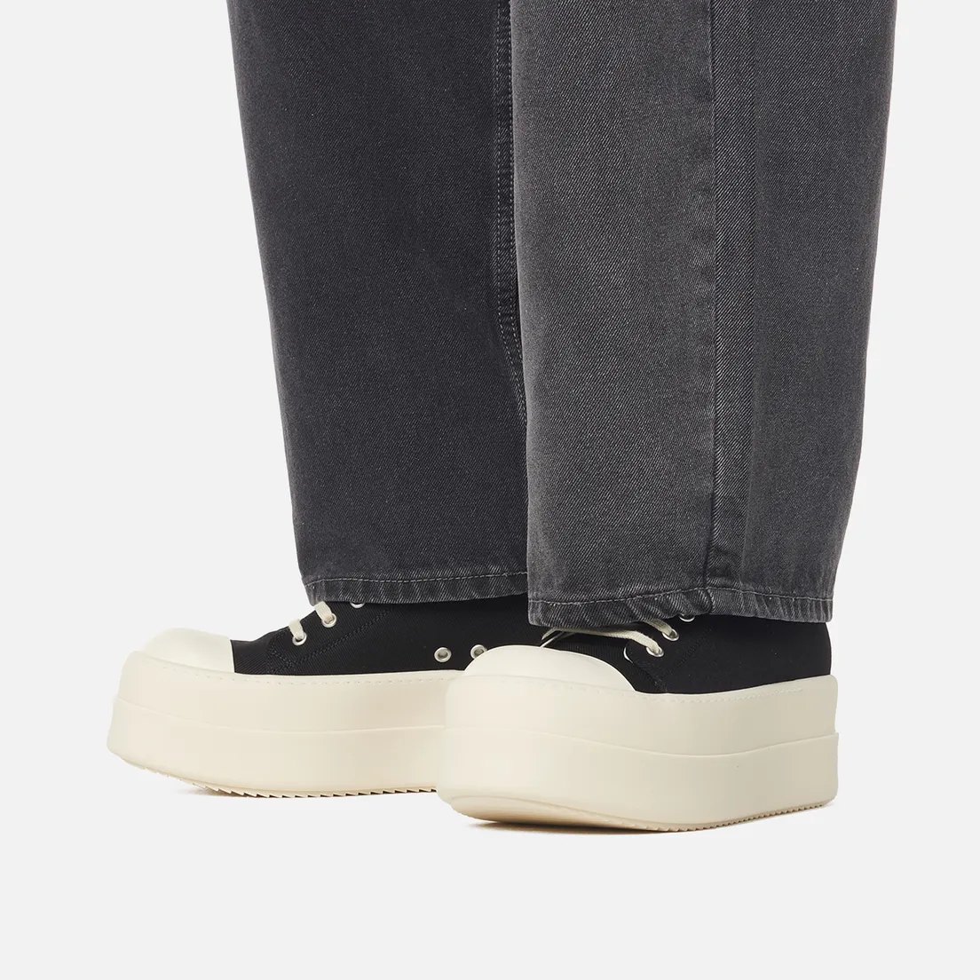 Rick Owens DRKSHDW Мужские кроссовки Hollywood Denim Double Bumper Low