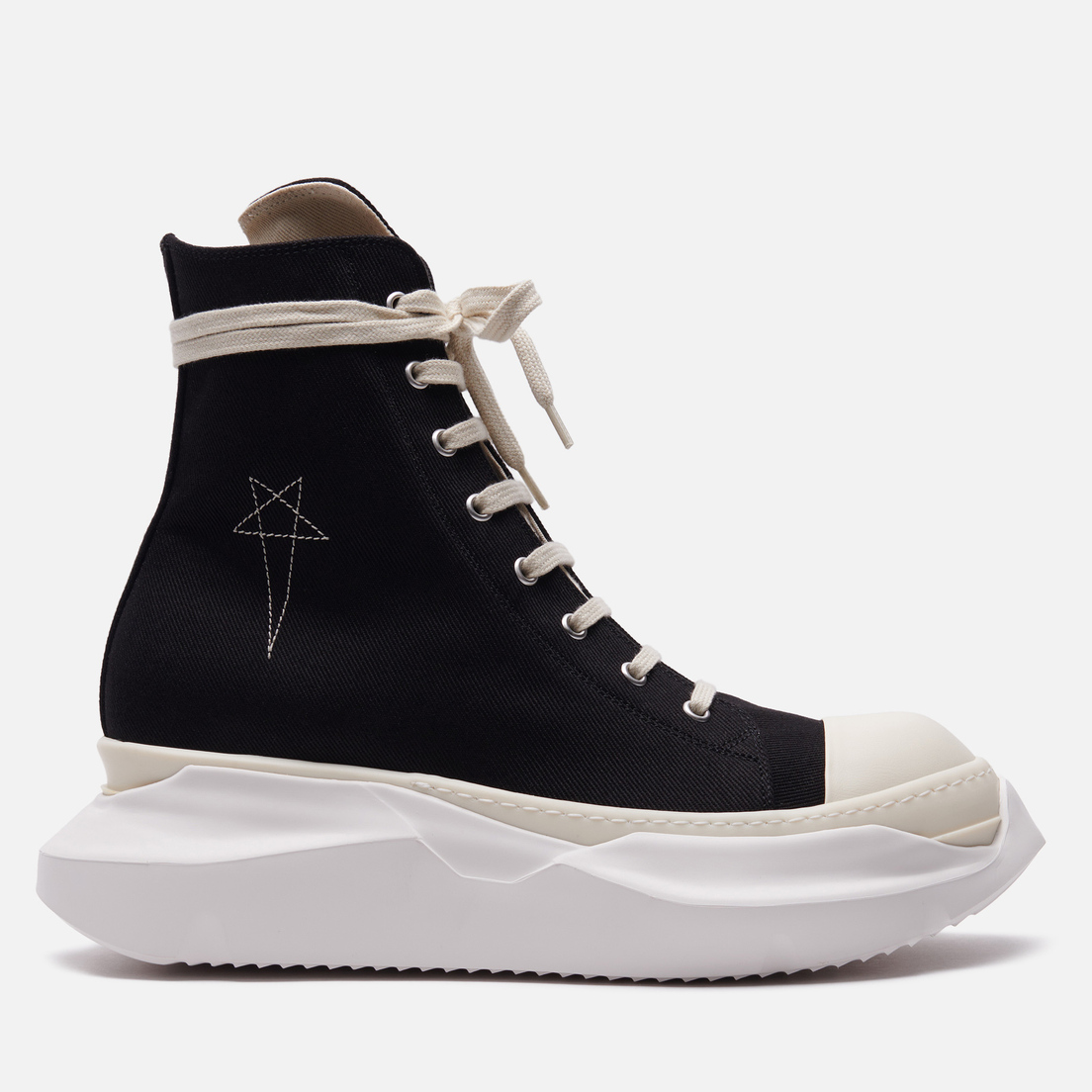 Rick Owens DRKSHDW Мужские кроссовки Hollywood Denim Abstract