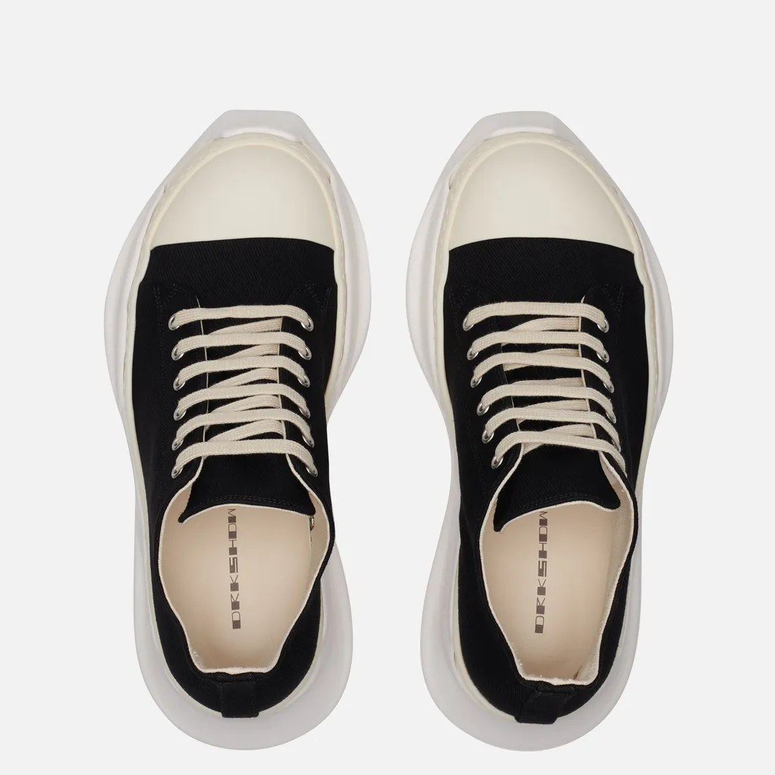Rick Owens DRKSHDW Мужские кроссовки Hollywood Denim Abstract Low