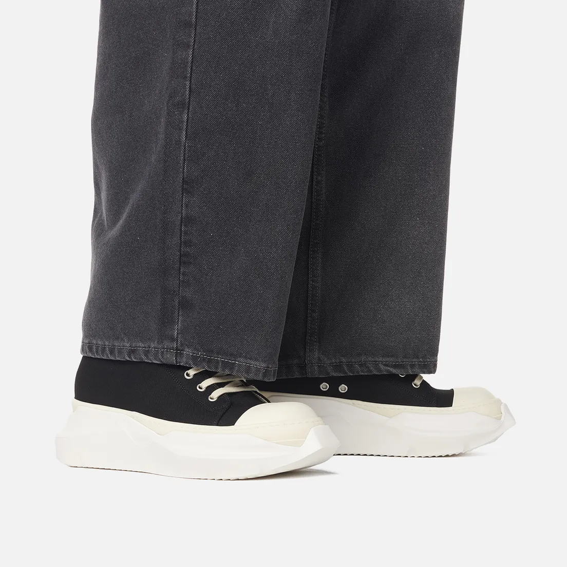 Rick Owens DRKSHDW Мужские кроссовки Hollywood Denim Abstract Low