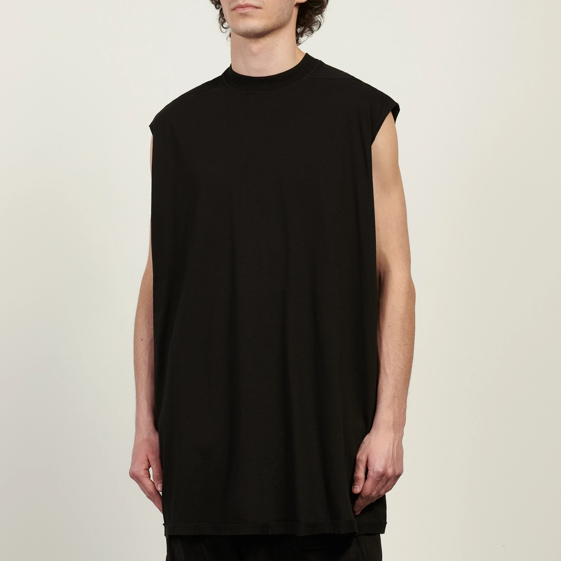 Rick Owens DRKSHDW Мужская майка Temple Tarp Medium Weight Cotton Jersey