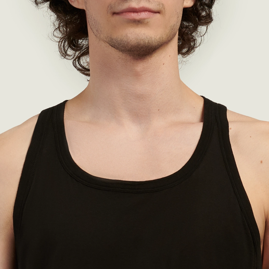 Rick Owens DRKSHDW Мужская майка Temple Loose Tank Cotton Gauze Jersey