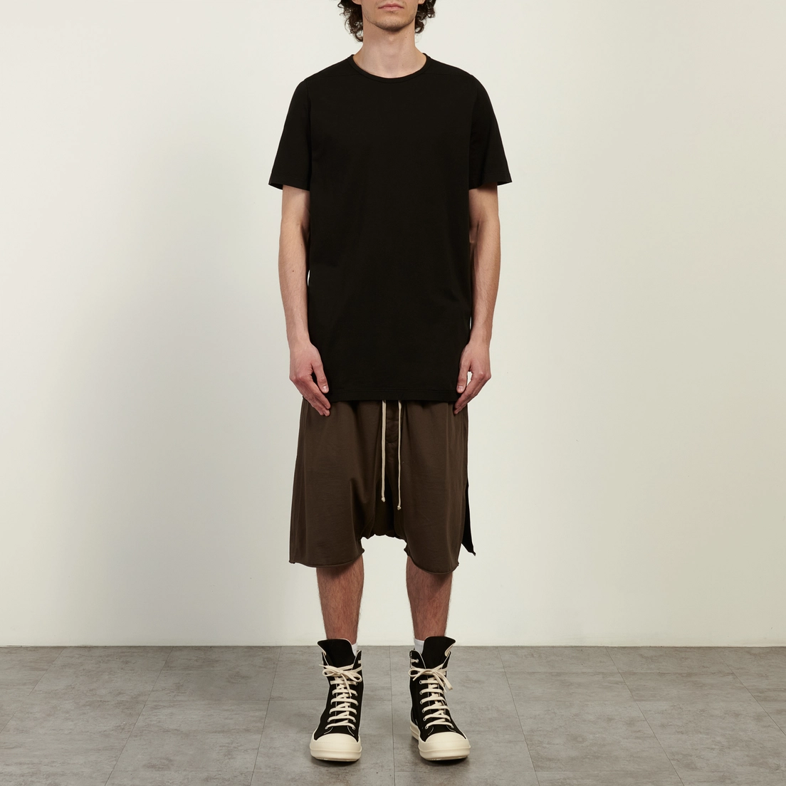 Rick Owens DRKSHDW Мужская футболка Temple Level Medium Weight Cotton Jersey
