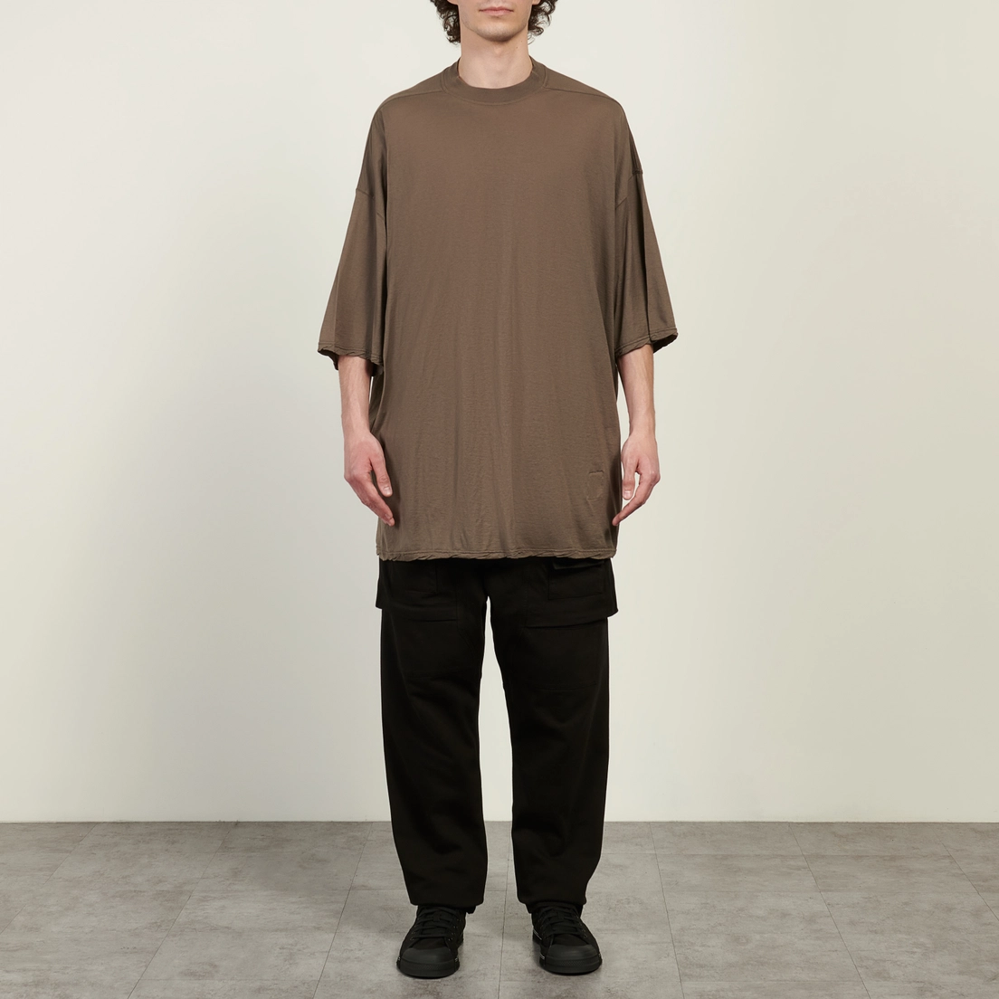 Rick Owens DRKSHDW Мужская футболка Temple Tommy Cotton Gauze Jersey