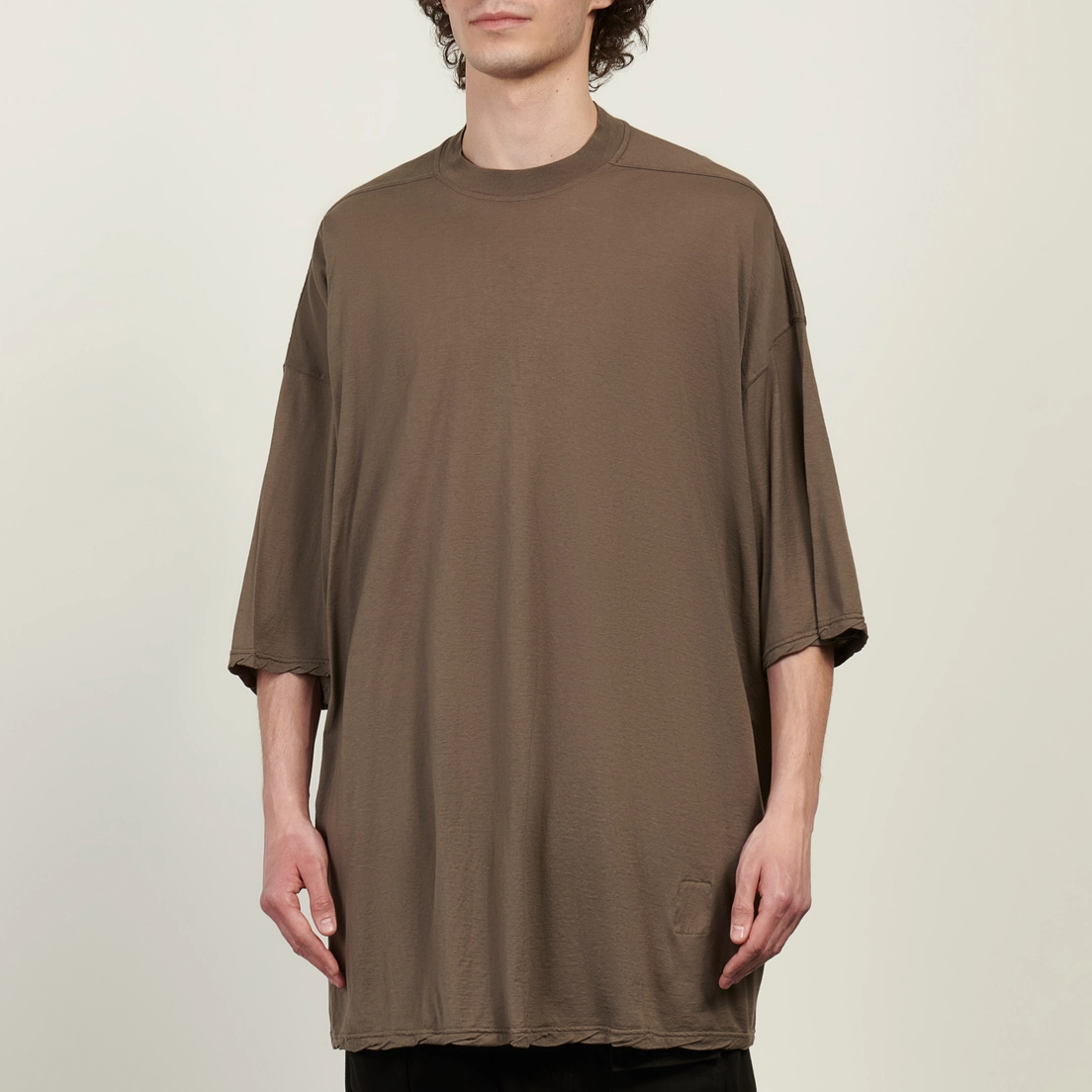 Rick Owens DRKSHDW Мужская футболка Temple Tommy Cotton Gauze Jersey