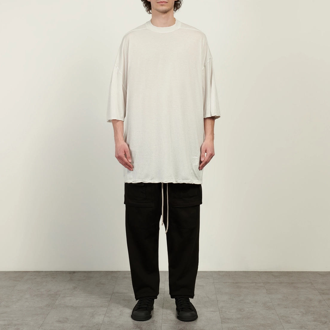 Rick Owens DRKSHDW Мужская футболка Temple Tommy Cotton Gauze Jersey