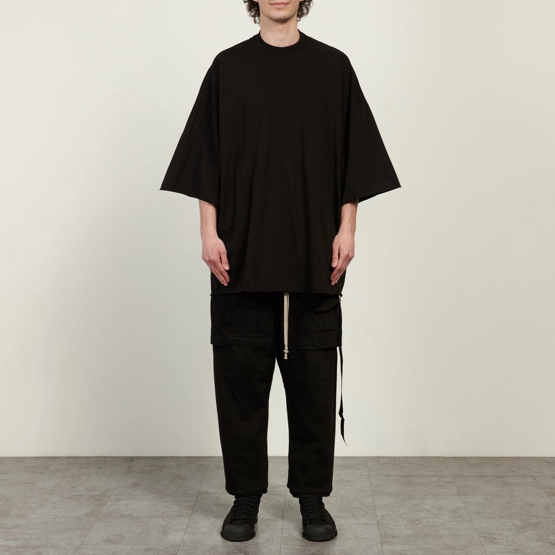 Rick Owens DRKSHDW Мужская футболка Temple Tommy Medium Weight Cotton Jersey