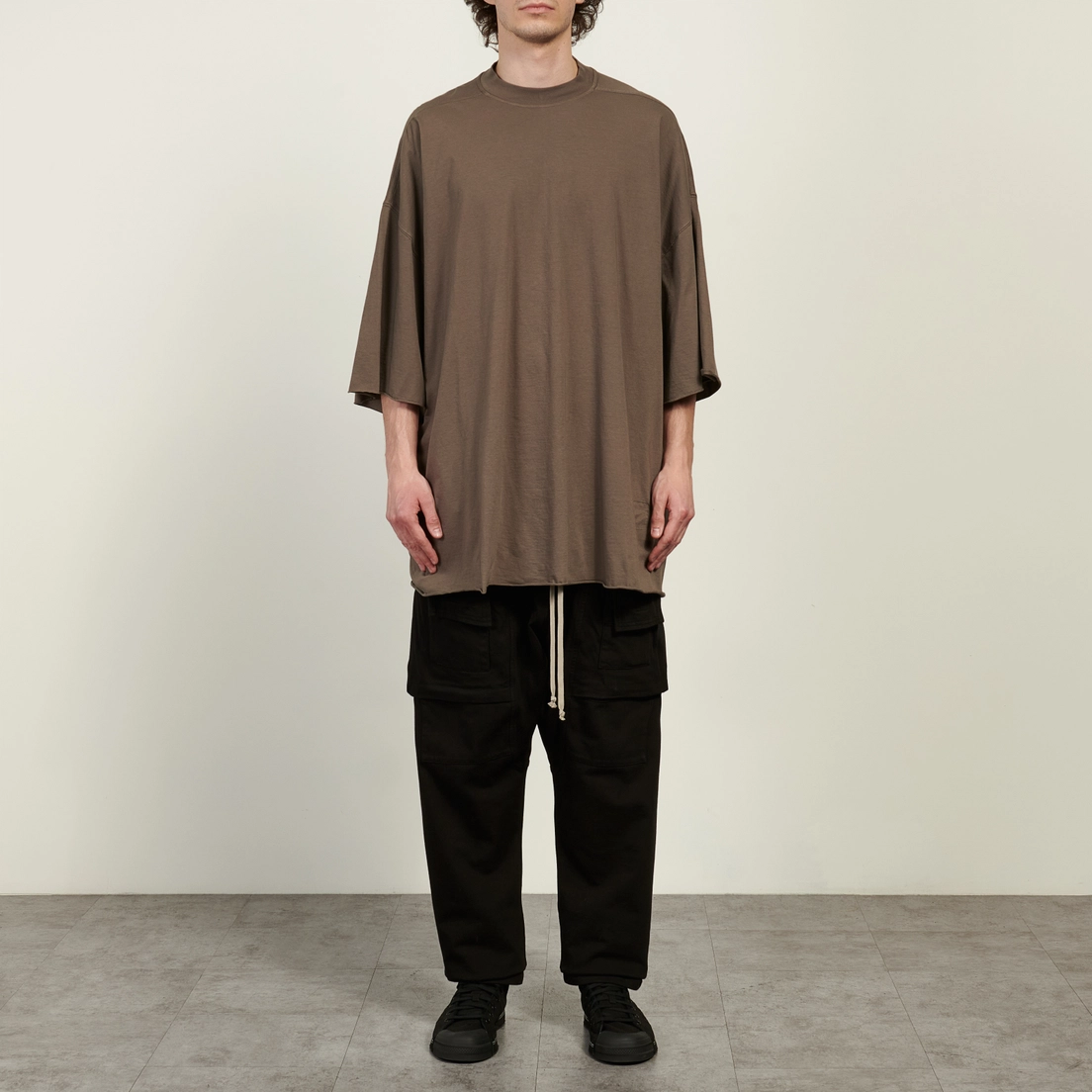 Rick Owens DRKSHDW Мужская футболка Temple Tommy Medium Weight Cotton Jersey