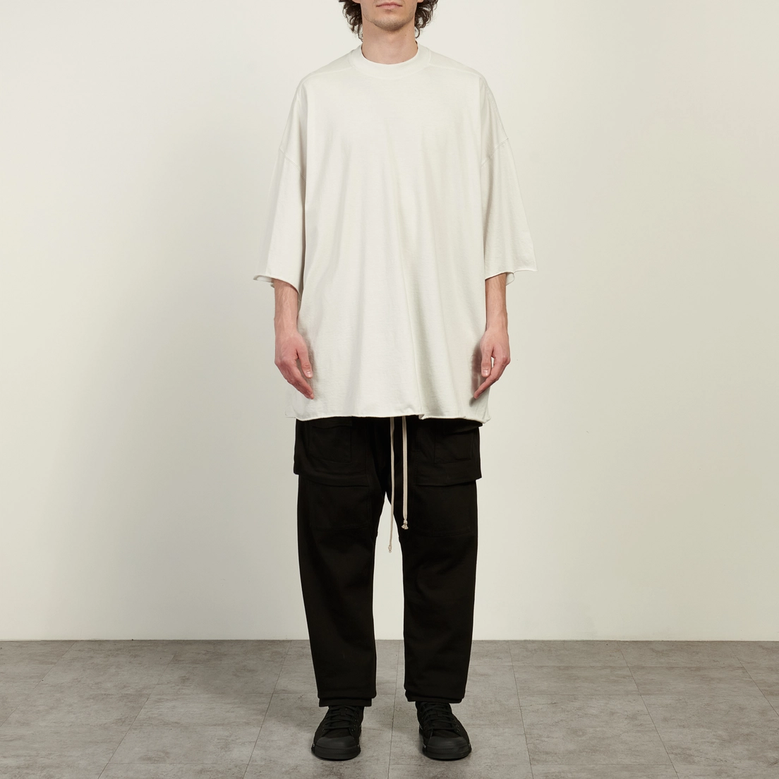 Rick Owens DRKSHDW Мужская футболка Temple Tommy Medium Weight Cotton Jersey