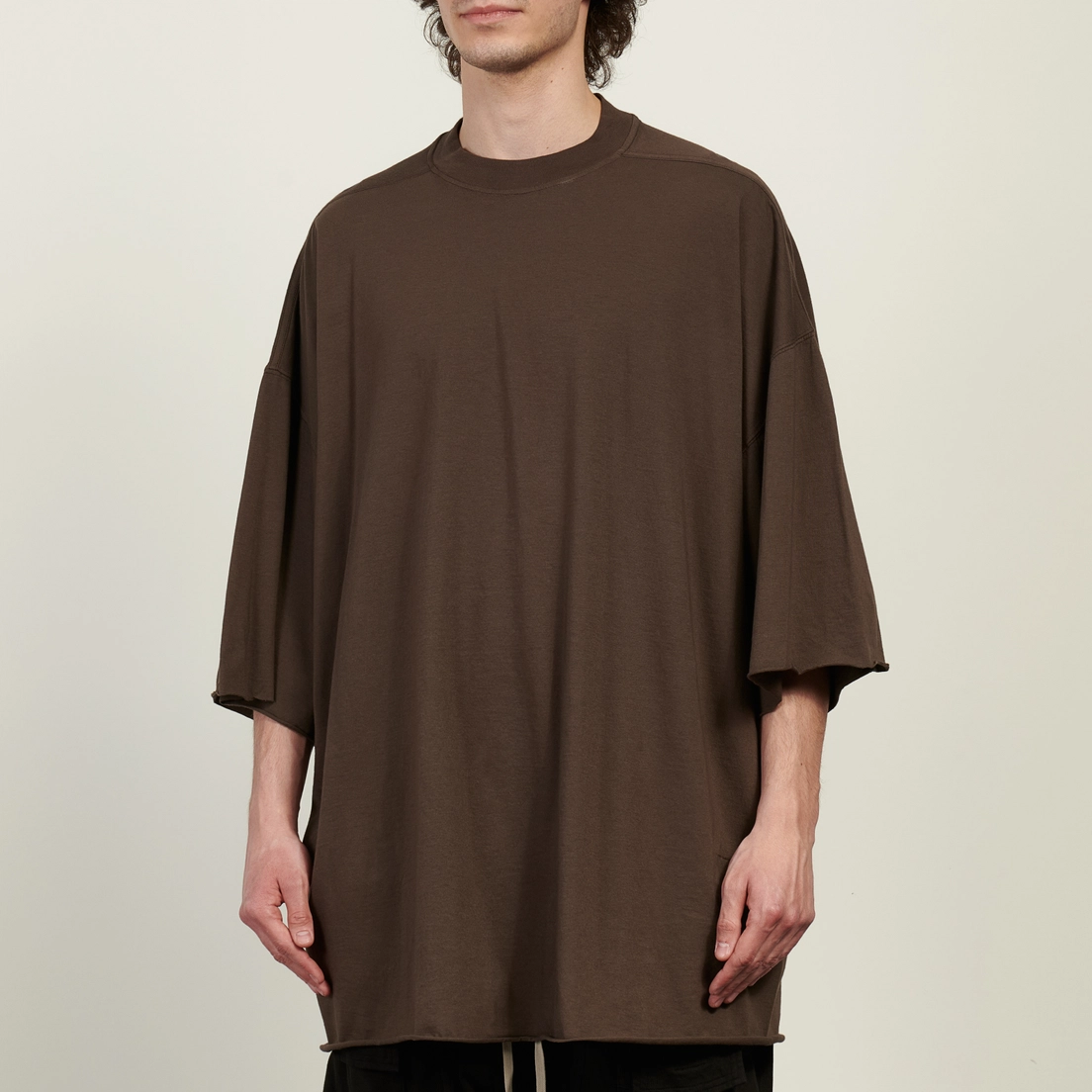 Rick Owens DRKSHDW Мужская футболка Temple Tommy Medium Weight Cotton Jersey
