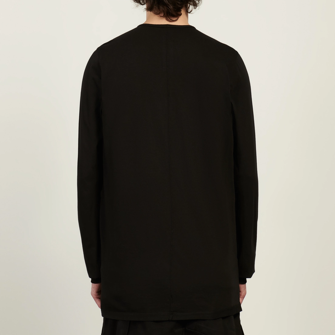 Rick Owens DRKSHDW Мужской лонгслив Temple Level Medium Weight Cotton Jersey