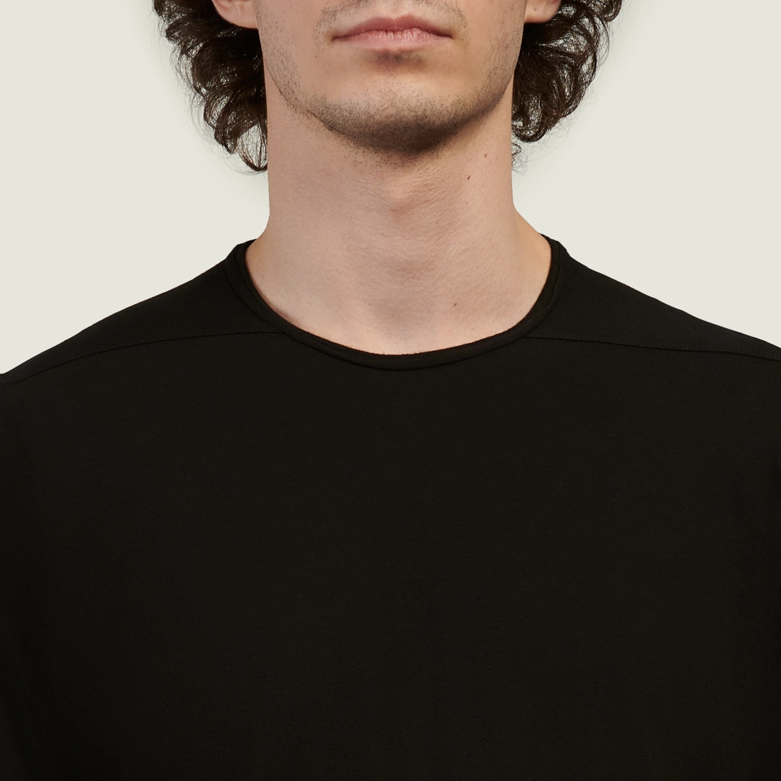 Rick Owens DRKSHDW Мужской лонгслив Temple Level Medium Weight Cotton Jersey